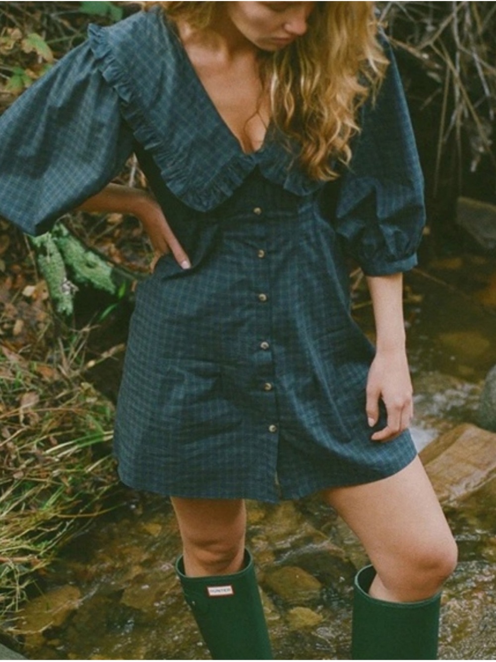 Ciao Lucia Mariana dress plaid XXS